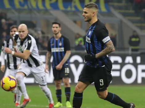 Icardi humilló al arquero picándola en el penal y le dio el triunfo al Inter