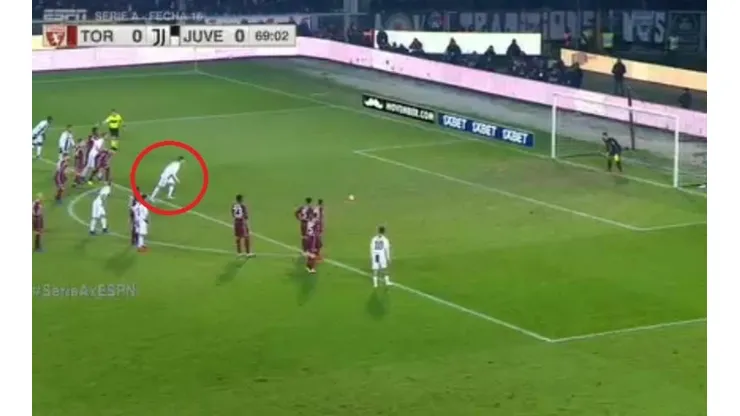 Le ejecución de Cristiano Ronaldo.