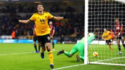 Foto de Raúl Jiménez, jugador de Wolverhampton.