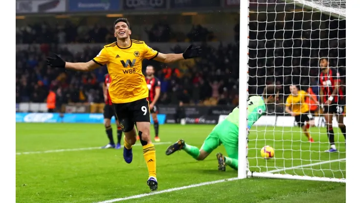Foto de Raúl Jiménez, jugador de Wolverhampton.