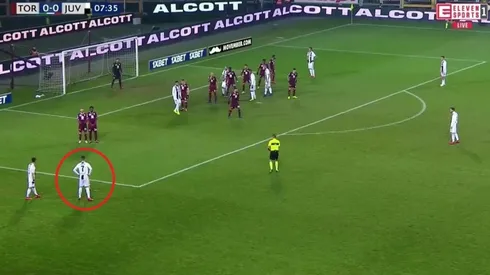 Nadie puede creer cómo le pegó Cristiano Ronaldo.