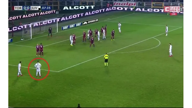 Nadie puede creer cómo le pegó Cristiano Ronaldo.