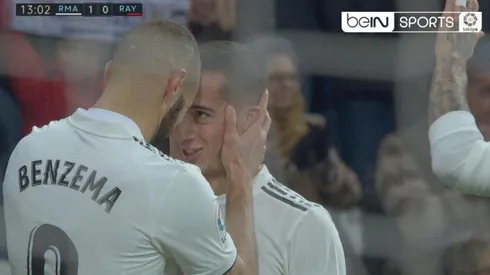 Un mes y cinco partidos después, Benzema hizo un gol con Real Madrid