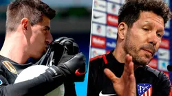 Imposible que lo odien más en el Atleti: ahora Courtois se la pudrió a Simeone