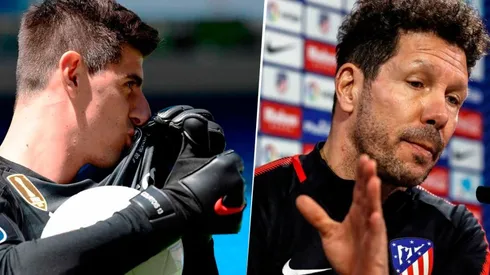 Imposible que lo odien más en el Atleti: ahora Courtois se la pudrió a Simeone