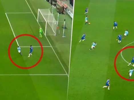 Yerry Mina hizo todo mal y el Everton ya pierde ante el City