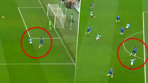 Mina rechazó mal y habilitó al City.