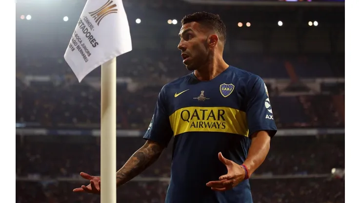 Foto de Carlos Tevez, jugador de Boca.