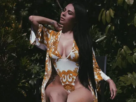 En bikini, Jimena Sánchez salió afuera a disfrutar el día con todo