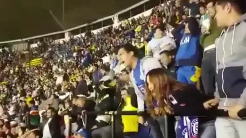 Los seguidores del Cruz Azul vivieron con todo la última jugada.