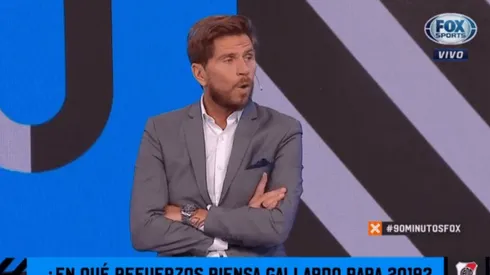 Foto de Sebastián Vignolo, periodista de Fox Sports.