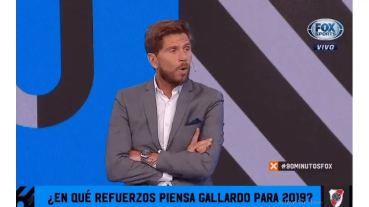 Foto de Sebastián Vignolo, periodista de Fox Sports.