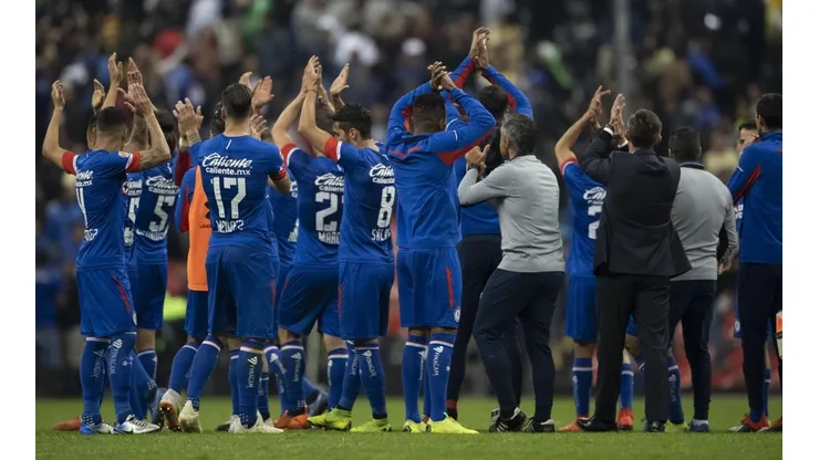 Foto de los jugadores de Cruz Azul.