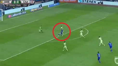 Méndez tuvo la más clara del partido.