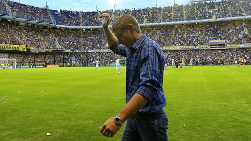 ¿HAY REGRESO? Martín Palermo en su visita como entrenador a La Bombonera (Foto: Getty).