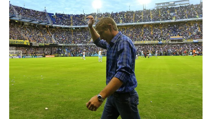 ¿HAY REGRESO? Martín Palermo en su visita como entrenador a La Bombonera (Foto: Getty).
