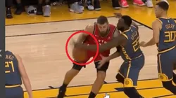 Draymond Green lesiona a Jonas Valanciunas con un robo