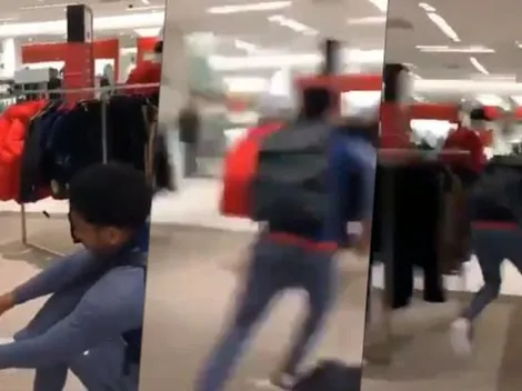 ¡El video viral de Gallese robándose un par de zapatillas!