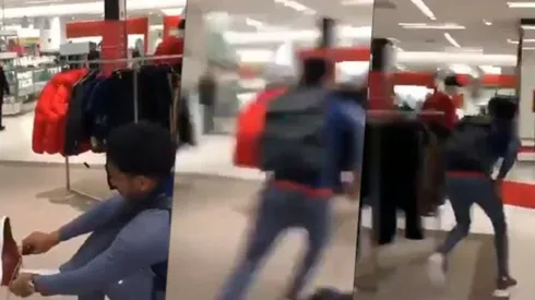 ¡El video viral de Gallese robándose un par de zapatillas!