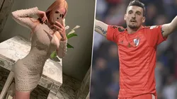 Foto de Franco Armani y su pareja.