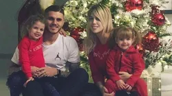 Wanda Nara y Mauro Icardi se pusieron en modo navidad con un tierno video junto a sus hijas