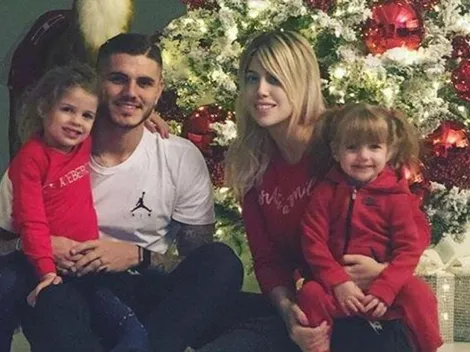 Wanda Nara y Mauro Icardi se pusieron en modo navidad con un tierno video junto a sus hijas