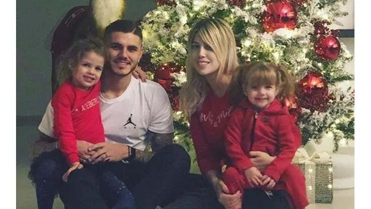 Wanda Nara y Mauro Icardi se pusieron en modo navidad con un tierno video junto a sus hijas