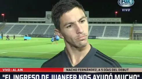 Sinceridad pura: Nacho Fernández contó lo que le pasó cuando vio el palo de Jara