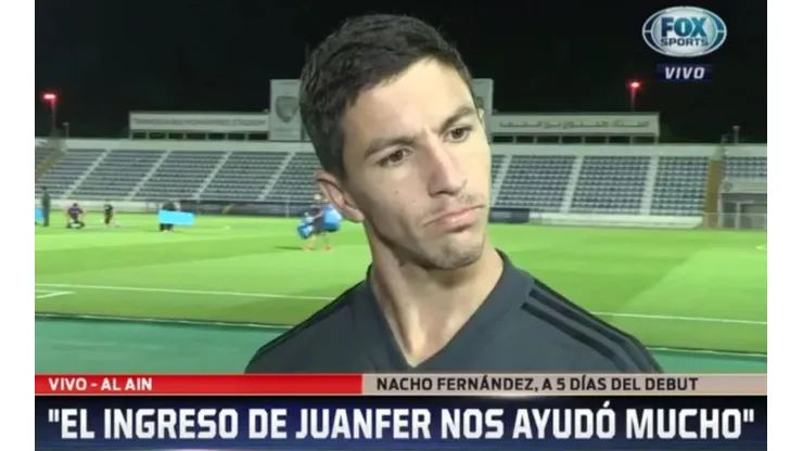 Sinceridad pura: Nacho Fernández contó lo que le pasó cuando vio el palo de Jara