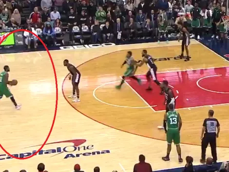 ¡Desde el logo! El triple de Kyrie Irving para ganar el partido