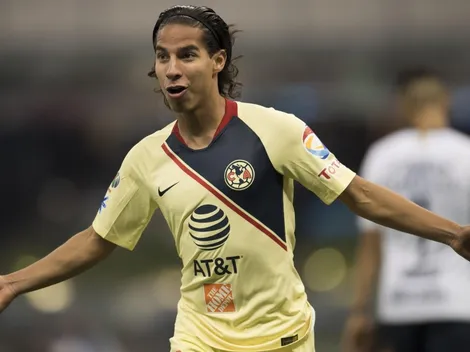 Para homenajearlo, América subió una foto de Lainez de pequeño