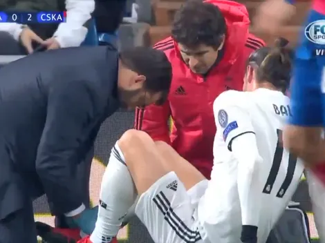 Se relame River: Bale se tiró al piso y asustó a todos en Real Madrid