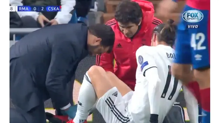 Se relame River: Bale se tiró al piso y asustó a todos en Real Madrid