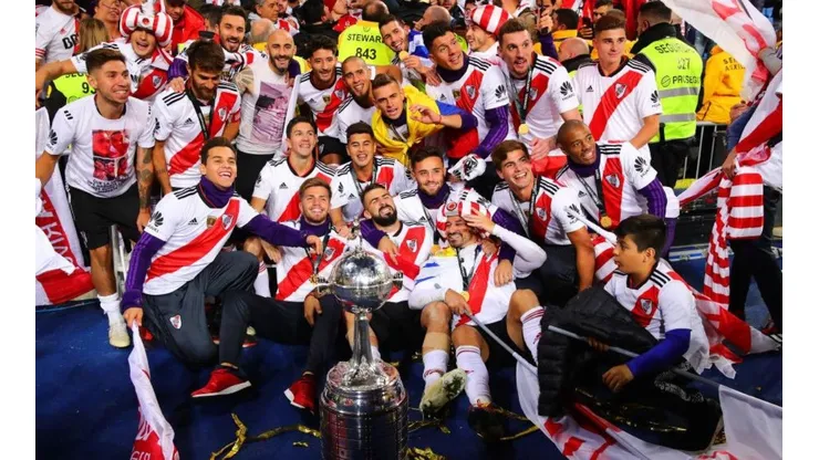 River levantó la copa en el Bernabéu.