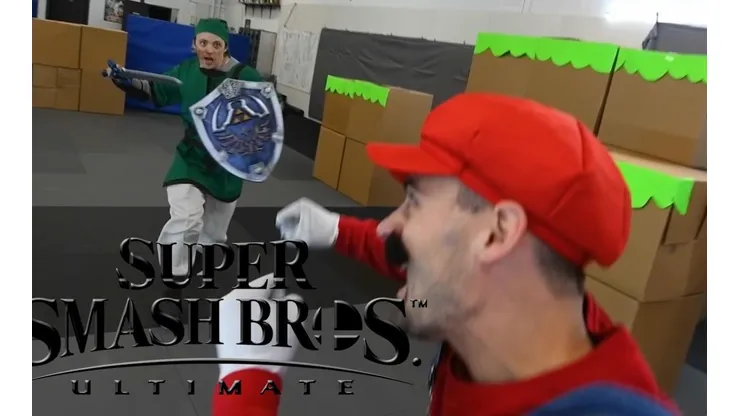 Los dobles de acción de Marvel recrean Super Smash Bros. Ultimate