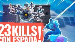 ¡23 kills con la Espada de Fortnite!