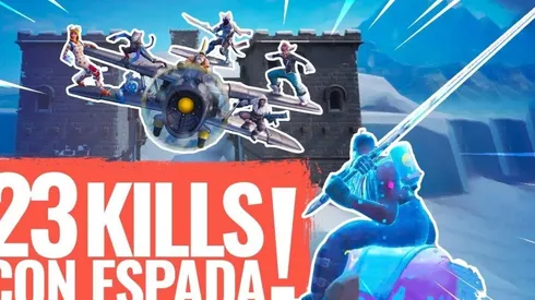 ¡23 kills con la Espada de Fortnite!