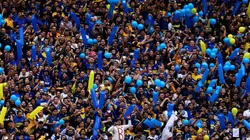 La hinchada de Boca se hace fuerte en su día