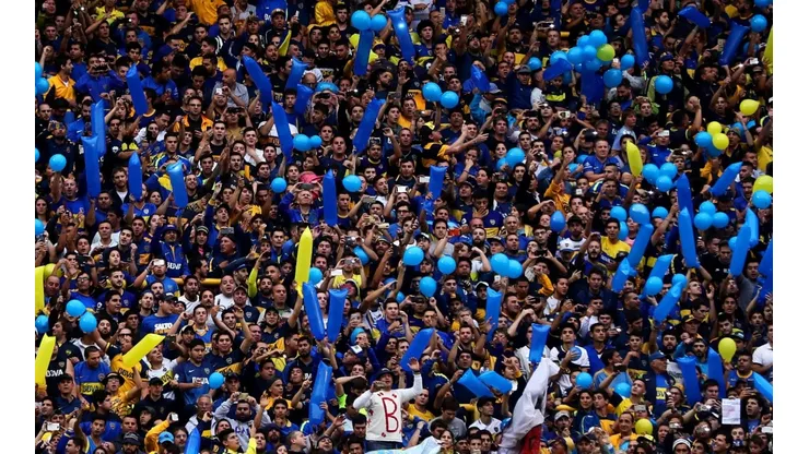 La hinchada de Boca se hace fuerte en su día