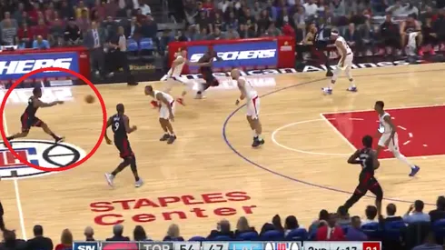 Milimétrico: Kyle Lowry con la asistencia de la noche