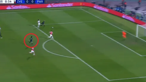 Mbappé asistió a Cavani, que no falló.