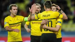 El festejo de Borussia Dortmund.