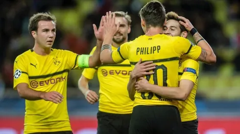 El festejo de Borussia Dortmund.