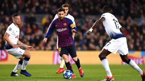 Messi no le pudo dar una mano a Icardi y Tottenham le empató al Barcelona