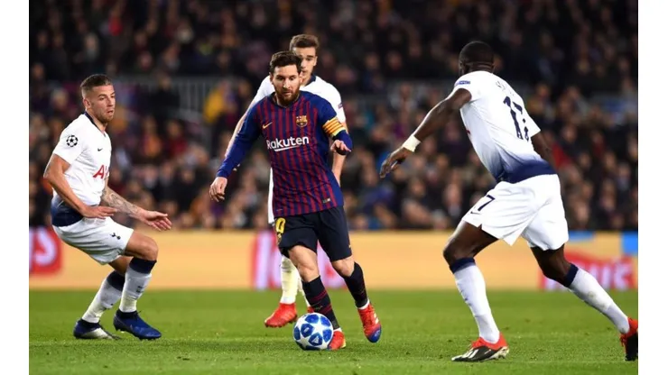 Messi no le pudo dar una mano a Icardi y Tottenham le empató al Barcelona
