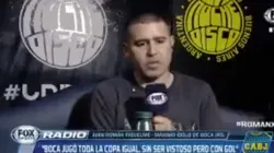 Apareció Riquelme: Román dijo, según él, por qué Boca perdió ante River