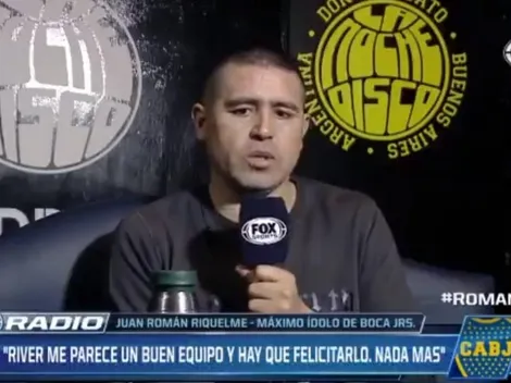 Riquelme se cansó de la comparación Bianchi-Gallardo y tiró una frase contundente