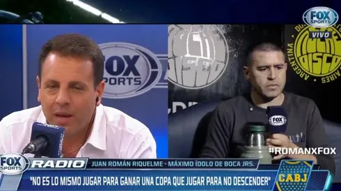 Juan Román Riquelme en Fox Sports.