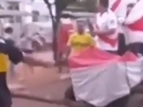 El insólito festejo con hinchas de Boca arrastrando en un carro a los de River que se hizo viral