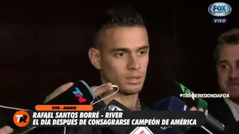 Rafael Borré, delantero de River.